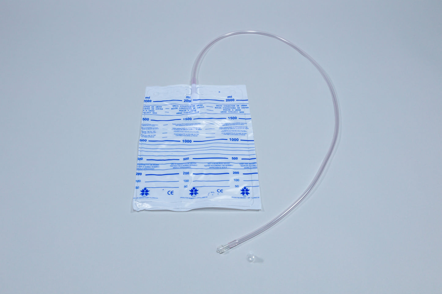 Saco colector de urina 2000ml - Tubo 90cm