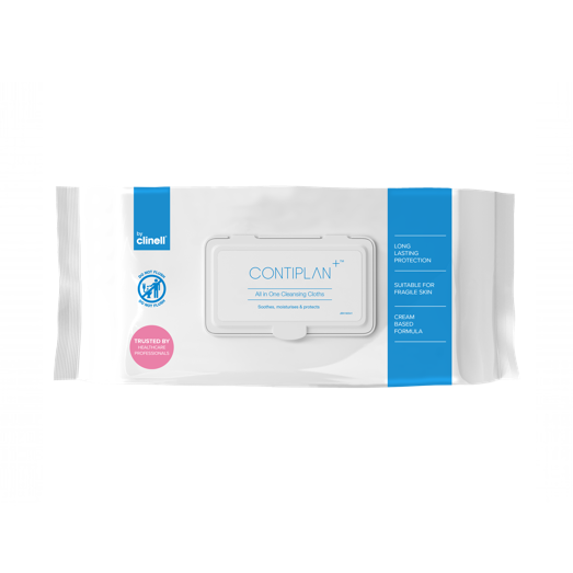 Toalhetes Contiplan® limpeza para incontinência