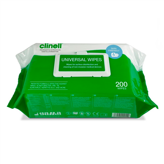 Toalhetes Clinell® desinfeção de superfícies
